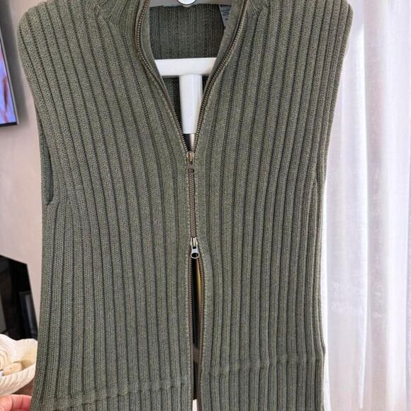 Marsh landing 100% Cotton Vintage 90's Sweater Vest - Picture 6 of 10